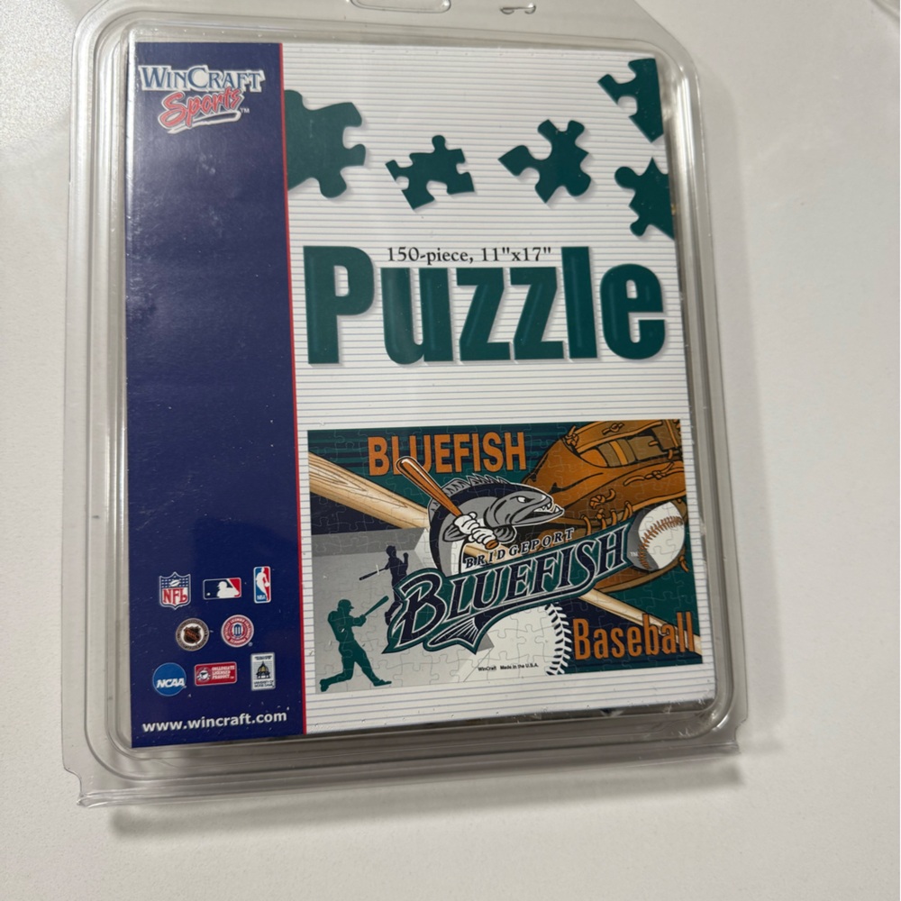 Rare Wincraft Bridgeport Bluefish Defunct Baseball Minor League Team Fishing